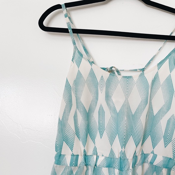 Roxy cream & teal pattern romper - Picture 4 of 9